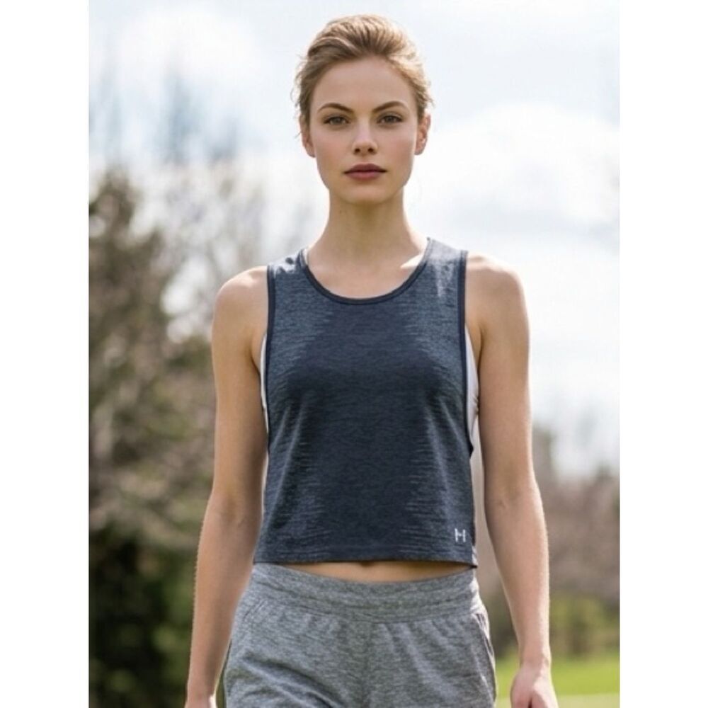 GUC Under Armour Vanish Seamless Tank - Washed Blue - Size Small